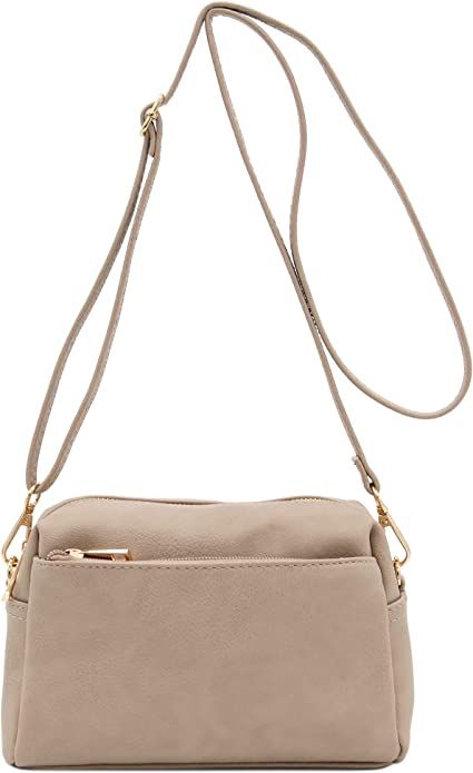 Triple Zip Small Crossbody Bag | Amazon (US)