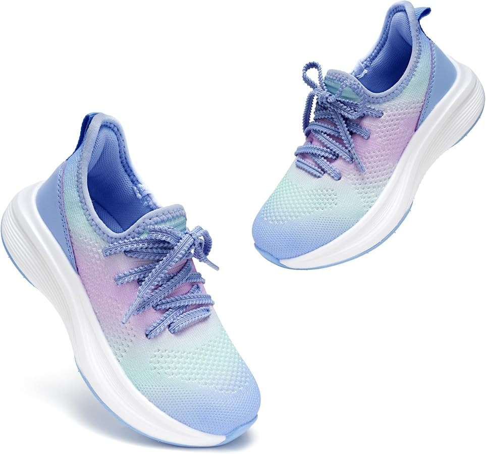 Stelle Zapatillas para Ni\u00f1as Tenis para Ni\u00f1os Correr Caminar Zapatos Sin Cordones Atl\u... | Amazon (US)