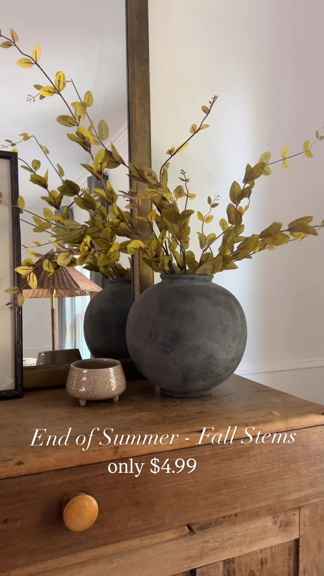 Summer to fall faux stems | Michaels | affordable home decor | fall decor | transition into fall stems 

#LTKSeasonal #LTKHome #LTKFindsUnder50