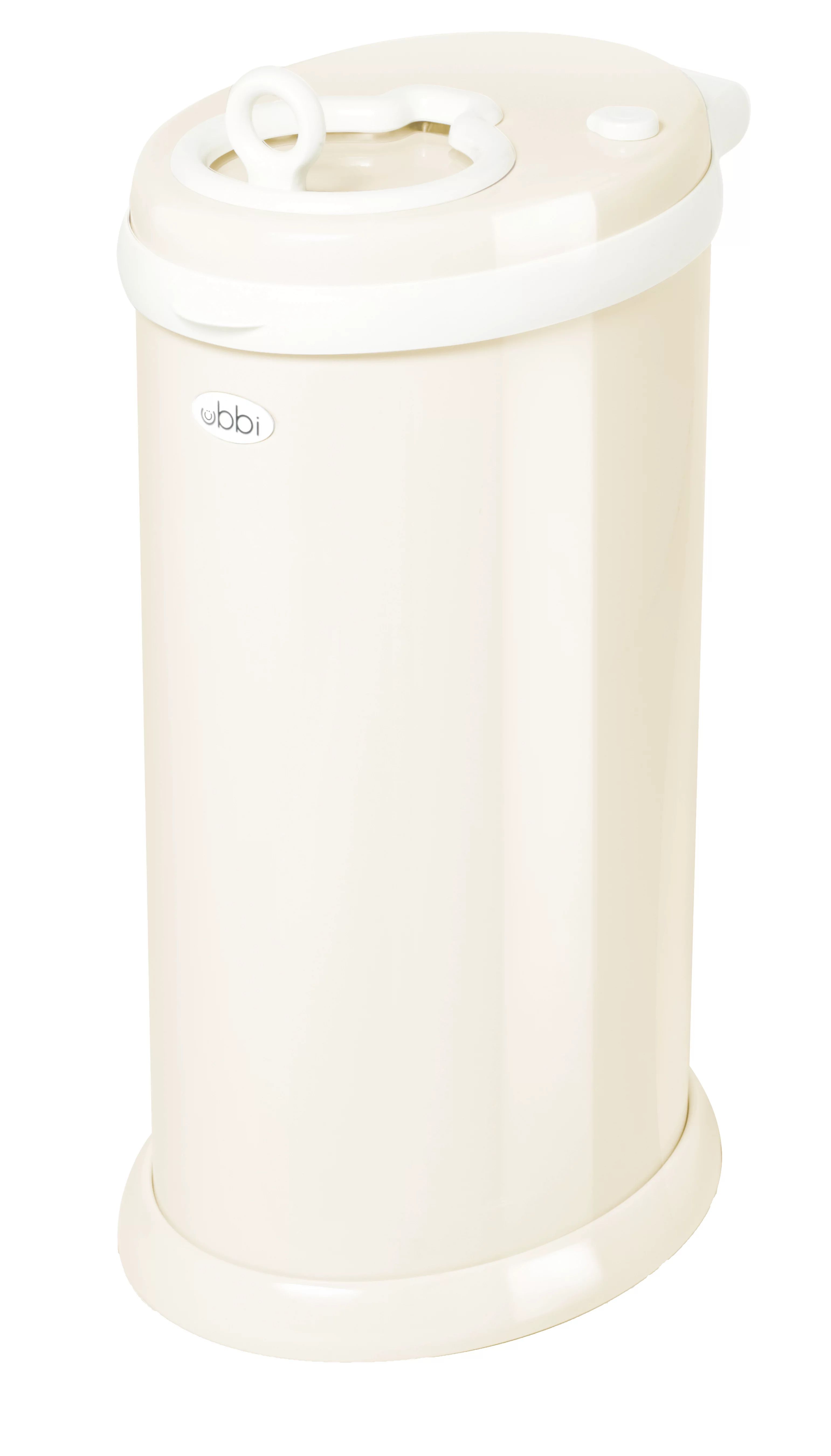 Ubbi Steel Diaper Pail, Ivory Color, Odor Locking, No Special Bag Required | Walmart (US)