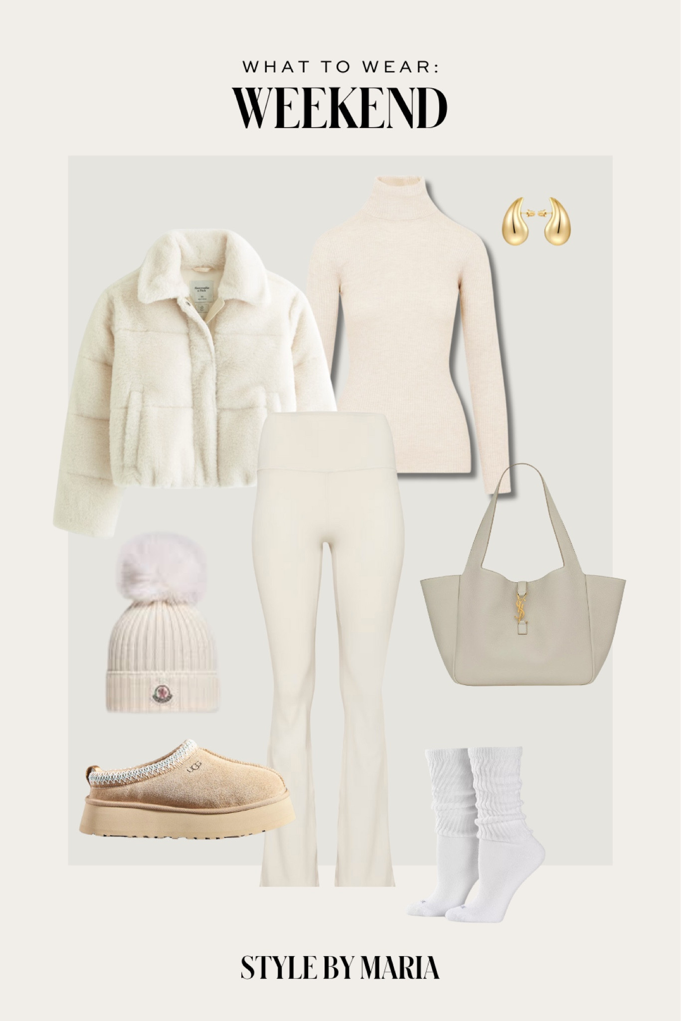 Casual fall outfit
Abercrombie faux fur puffer jacket
Abercrombie ribbed turtleneck top
Aritzia flared leggings
Ugg tazz slippers



#LTKShoeCrush #LTKFindsUnder100 #LTKSeasonal