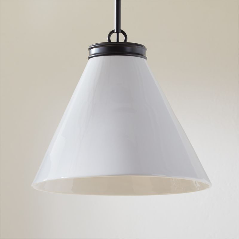 Cap Pendant Light 14" + Reviews | CB2 | CB2