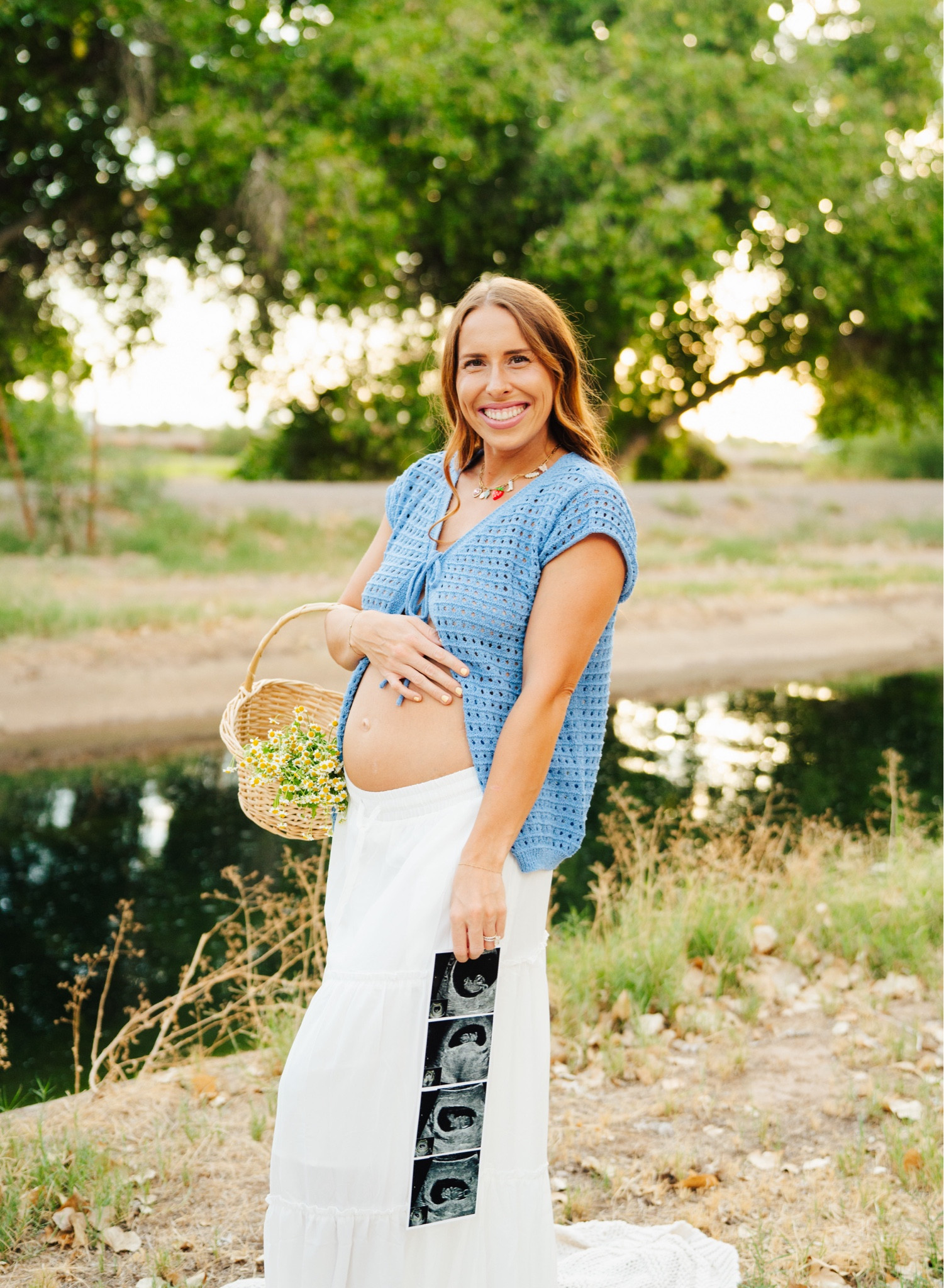 Pregnancy announcement outfit!