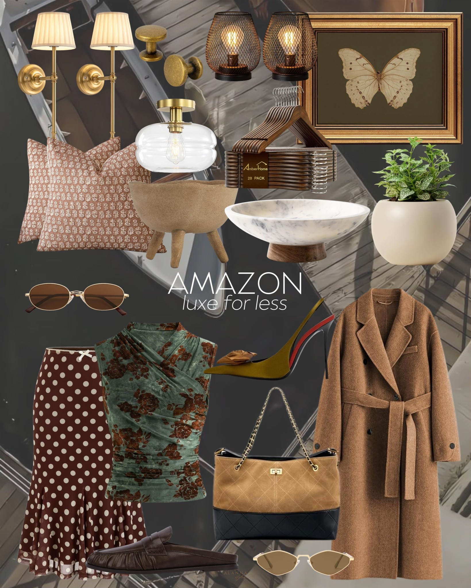 quiet luxury: home edition. 🕯️✨ you don’t need to spend a fortune to make your space feel high-end. these amazon finds—from brass sconces to marble bowls—are the perfect way to elevate your home for less. shop my curated luxury home edit below! 🐚🕰️

#LTKHome #LTKootd