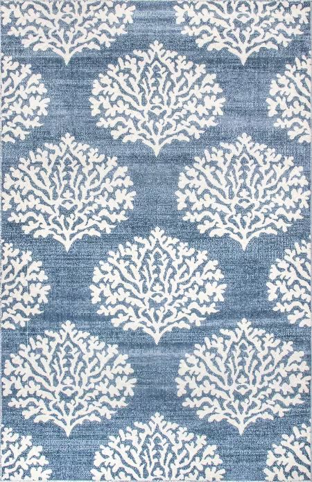 Blue Timber Trellis Indoor/Outdoor Area Rug | Rugs USA