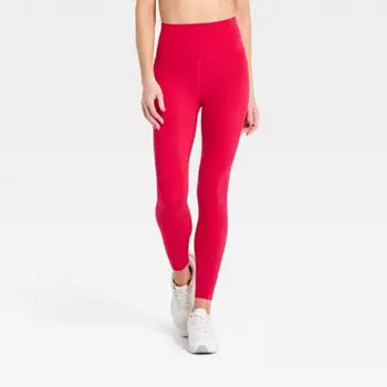 Women's Everyday Soft Ultra High-Rise Pocketed Leggings - All In Motion™ Loving Red XS | Target