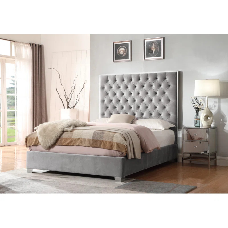 Stroh Tufted Low Profile Standard Bed | Wayfair North America