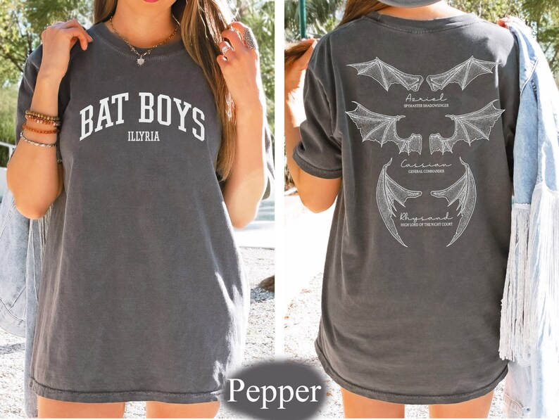 Comfort Colors Tee The Bat Boys Tee, Retro Bat Boys Crew Shirt, Vintage Acotar Shirt, Bookish Shi... | Etsy (US)