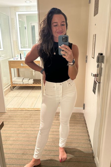 Post airplane dinner date with some fab girls 💃🏻 

These white jeans are stretchy and comfy- plus not see through at all! 



#LTKtravel