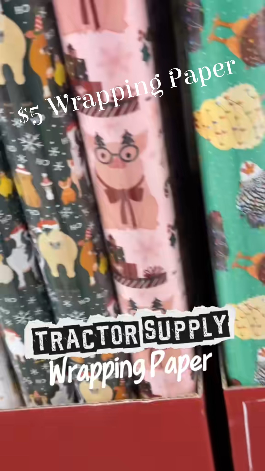 Y’all have got to order some of this $5 or 4 pack for $10 wrapping paper before it sells out!!! #christmas #wrappingpaper #countrychristmas #westernchristmas #farmlife #tractorsupply #affordable

#LTKSeasonal #LTKHome #LTKSaleAlert