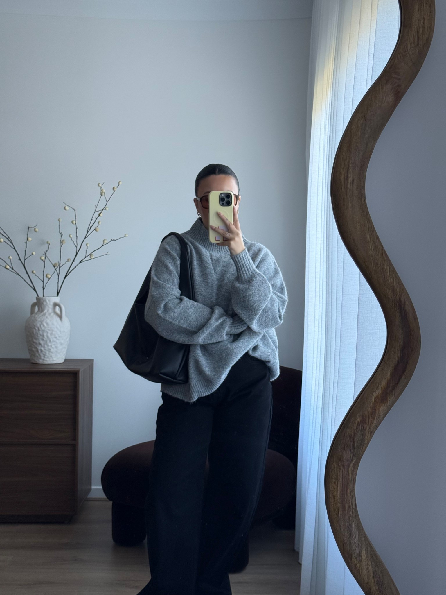 Thursdays work outfit 

wearing a L in the knit, 10 in the pants and M in the t-shirt. shoes are old sleeper and glasses from Pared. 

#LTKaustralia #LTKwinter #LTKworkwear