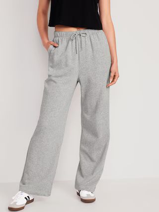 Extra High-Waisted Vintage Straight Lounge Sweatpants for Women | Old Navy (US)