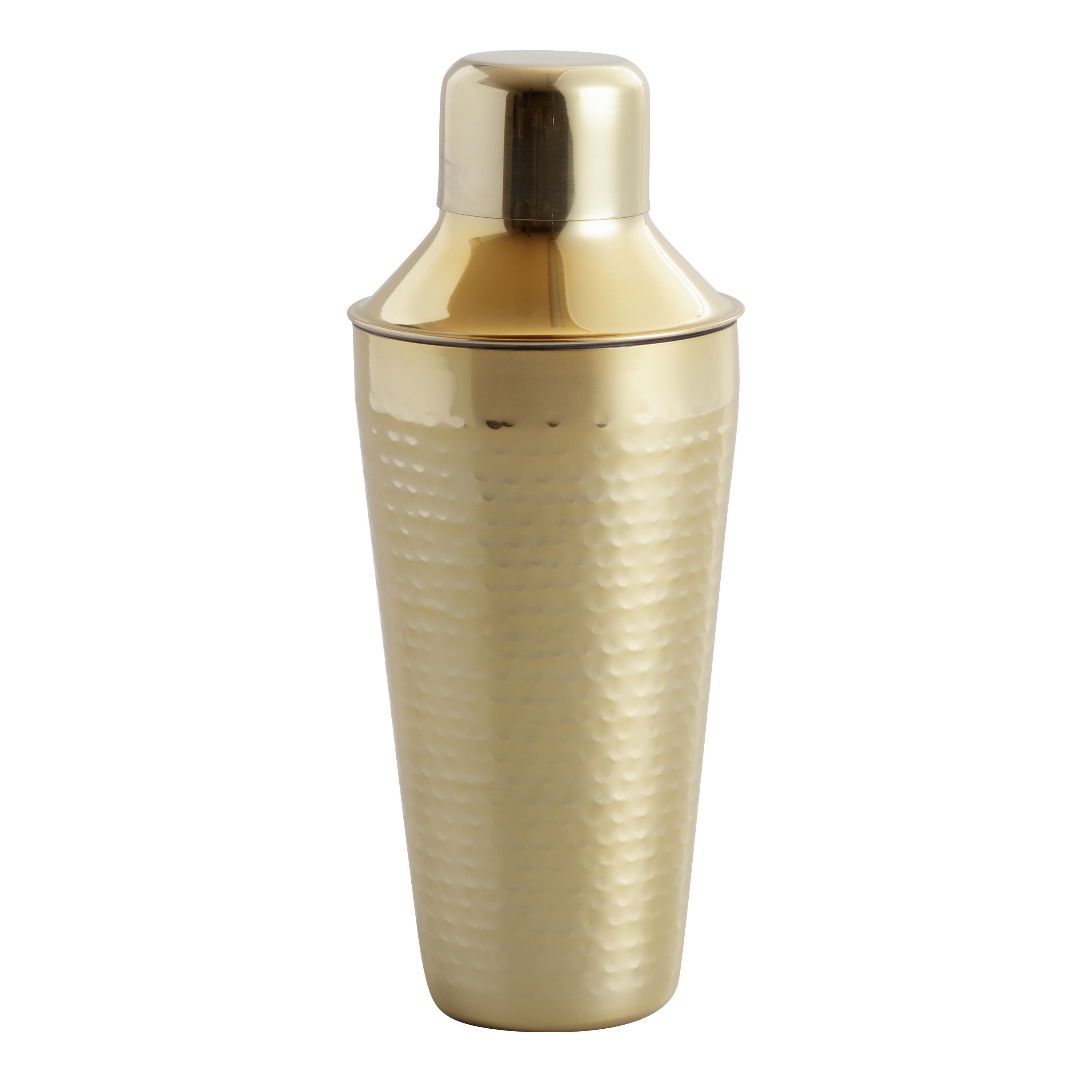Julian Gold Hammered Cocktail Shaker | World Market