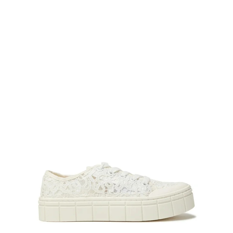 No Boundaries Women's Low Chunky Lug Fashion Sneakers | Walmart (US)
