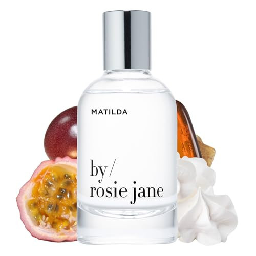 By Rosie Jane Eau De Parfum (Matilda) - Clean, Non-Toxic Perfumes for Women - Long-Lasting, Everyday Body Spray & Hair Perfume - Notes of Passionfruit, Sweet Meringue & Golden Musk - Vegan (50 ml) | Amazon (US)