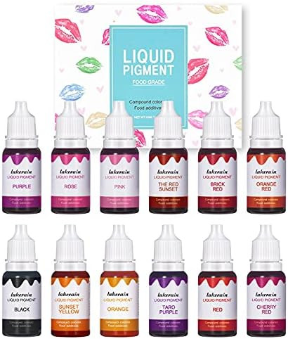 BONNIE CHOICE 12 Colors Liquid Lip Gloss Pigment Set, DIY Lipstick Liquid Pigment for Set Making ... | Amazon (US)