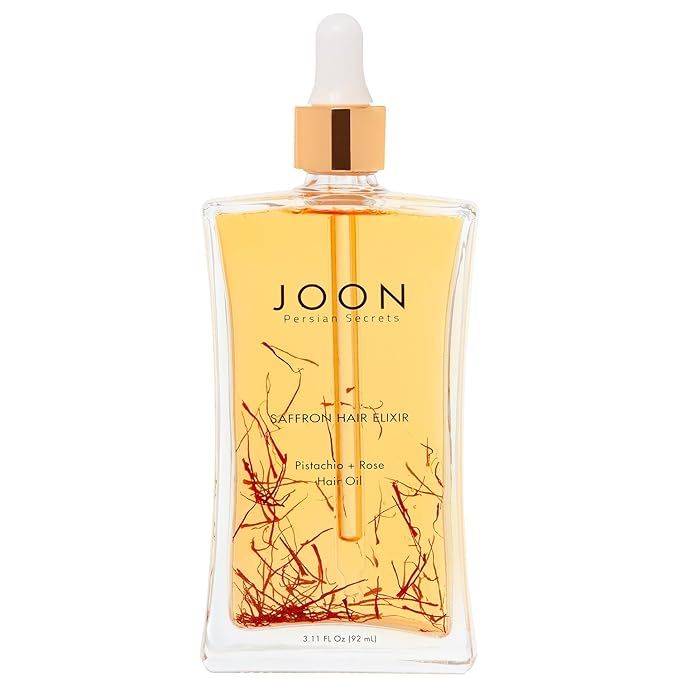 Joon Saffron Hair Elixir Pistachio + Rose Hair Oil, 3.11 Fl. Oz. | Amazon (US)