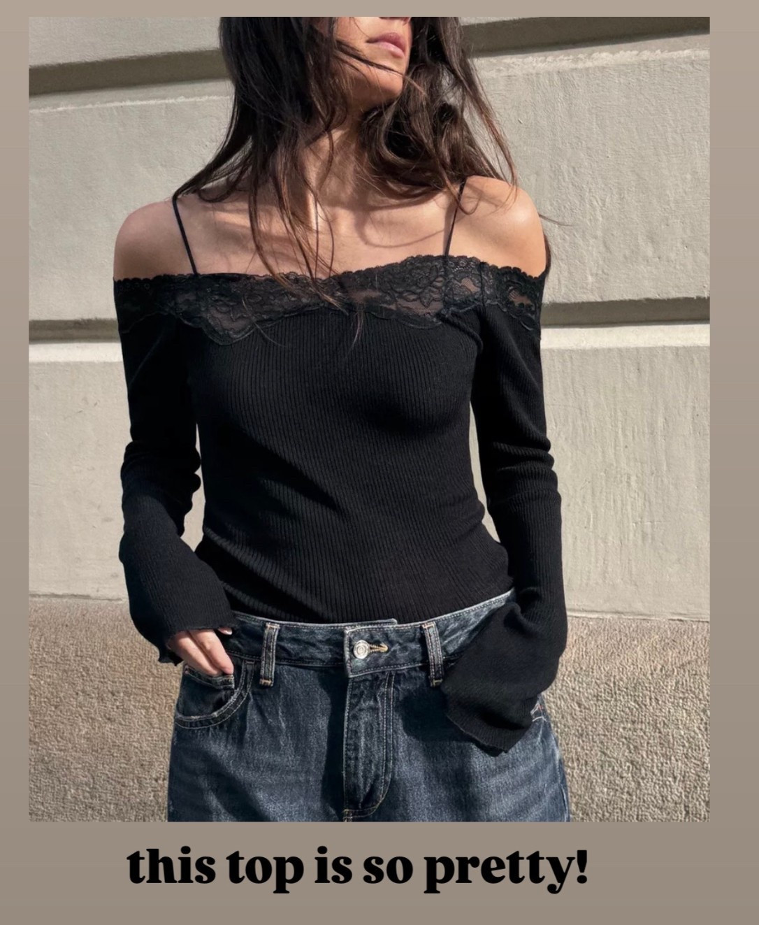 Love this lace detail top!

#LTKSeasonal #LTKootd