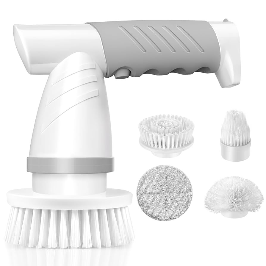 Electric Spin Scrubber, Bathroom Shower Electric Scrubber for Cleaning Tub/Tile/Floor/Sink/Window... | Amazon (US)