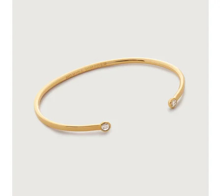 Solitaire Diamond Cuff | Monica Vinader (Global)
