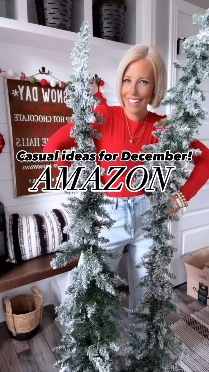 Cute, festive, and comfy looks that are all on sale right now!!!! 
⬇️⬇️⬇️
Sanger sweater and jeans medium
2 piece set small 
Striped top medium/jeans small
Shoes TTS#LTKCyberWeek



#LTKWatchNow #LTKSeasonal #LTKHoliday