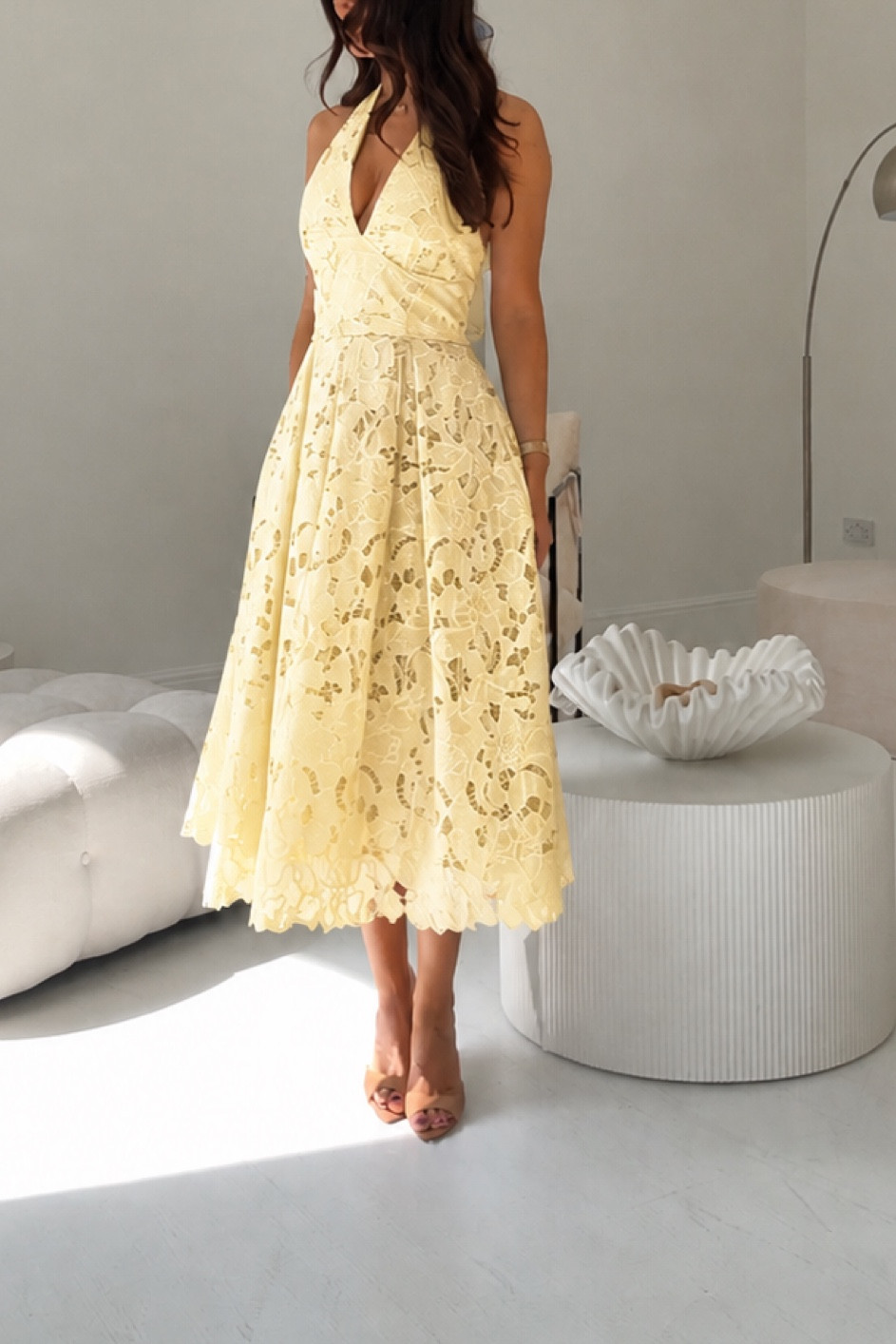 Butter yellow wedding guest dress #butteryellow #weddingguestdress 

#LTKwedding #LTKsummer #LTKdresses