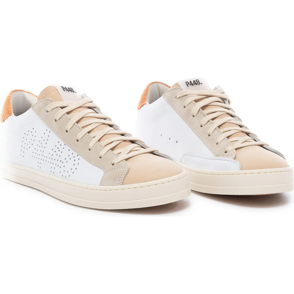 P448 John Low Top Sneaker in Whi-Camel at Nordstrom Rack, Size 12.5Us / 46Eu | Nordstrom Rack