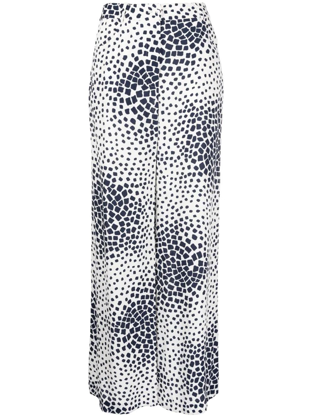abstract-print palazzo pants | Farfetch Global