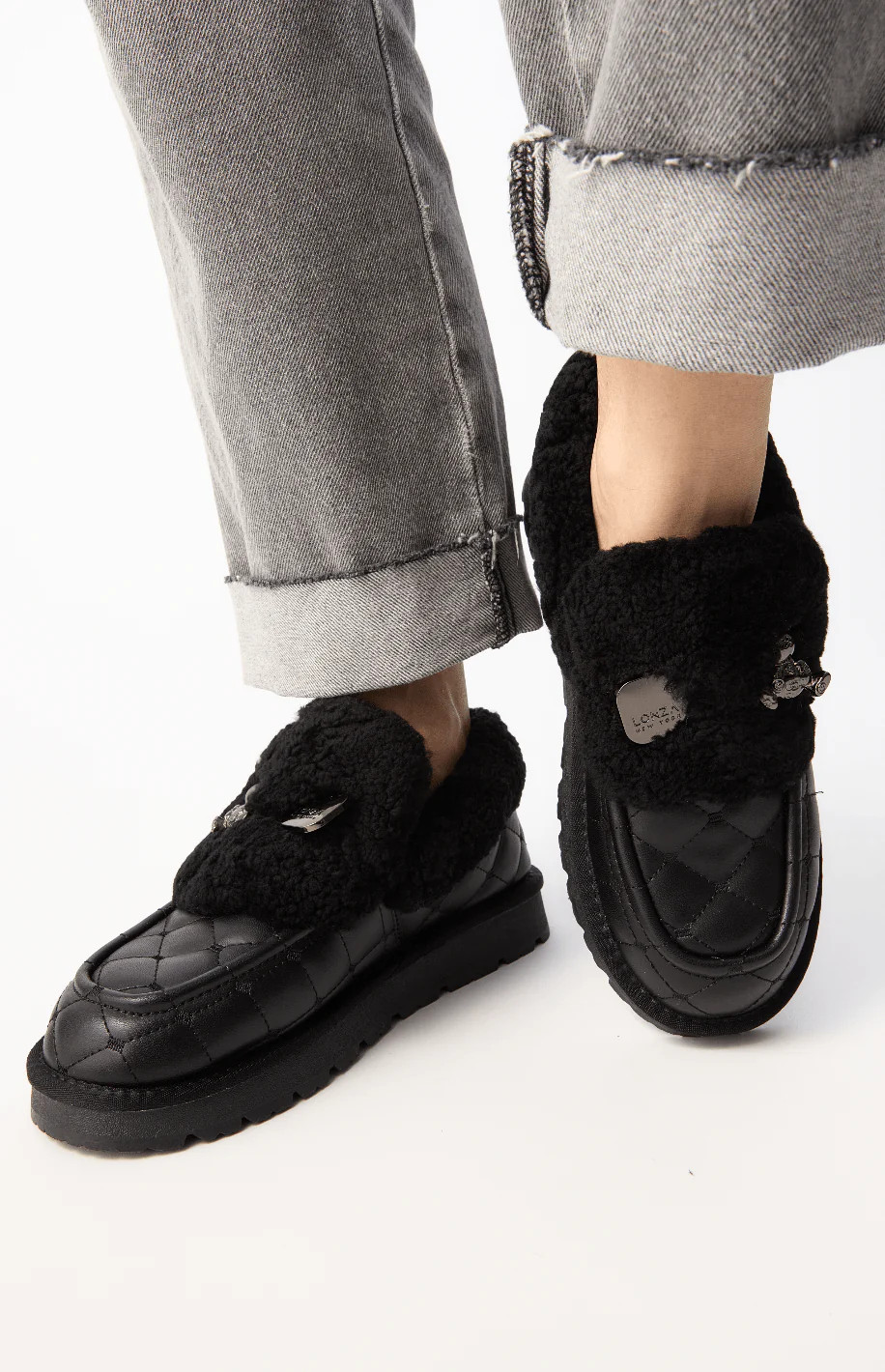 Lonza Fiato Double Black ( USD$195.00 ) - premium women's shoes on lonzashoes.com | Lonza Shoes