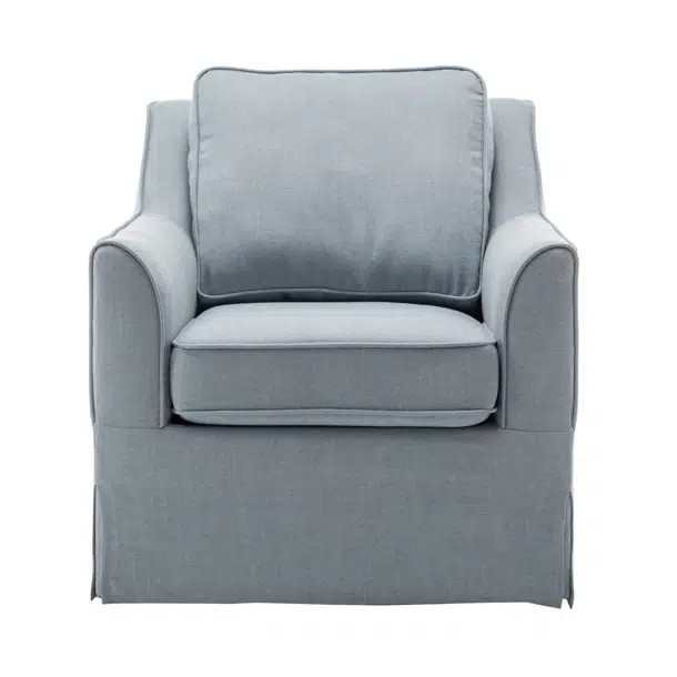 Barbel Upholstered Swivel Armchair | Wayfair North America