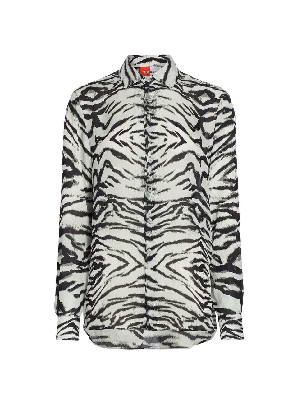 Women's Snow Tiger Button-Front Blouse - Snowtiger - Size XL | Saks Fifth Avenue