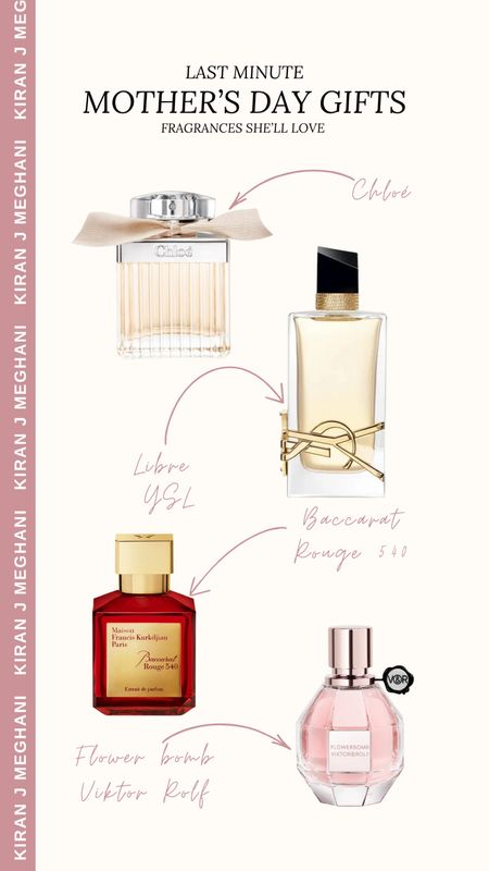 If you’re doing Last minute shopping for Mom here are a few fragrances I know she’ll love! 
I’ve also linked a few perfume gift sets for her also 🫶🏻

Click the images down below to SHOP NOW and don’t forget to SHARE with your bestie !

#giftsets #perfume #mothersday #chloe #baccarat #ysl #viktorrolf  #giftideas 

#LTKBeauty #LTKStyleTip #LTKGiftGuide