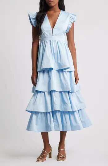 Feria Tiered Midi Dress | Nordstrom Rack