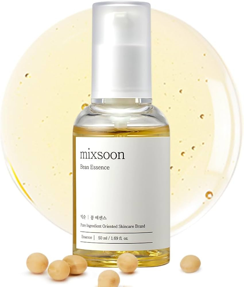 mixsoon Bean Essence Exfoliating Hydrating Korean Skin Care Glass skin Hyaluronic Acid Serum | Amazon (US)