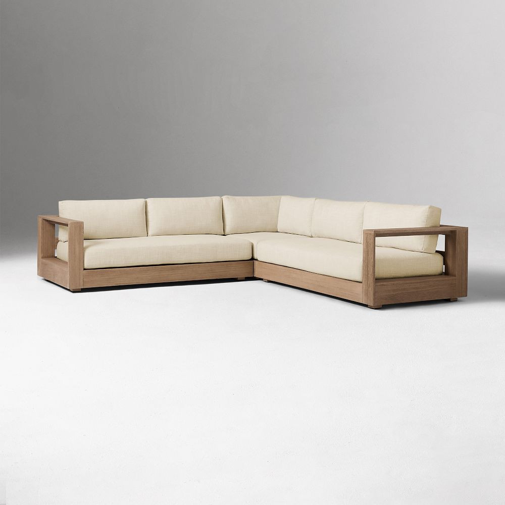 Telluride Outdoor 3-Piece L-Shaped Sectional (115") | West Elm (US)