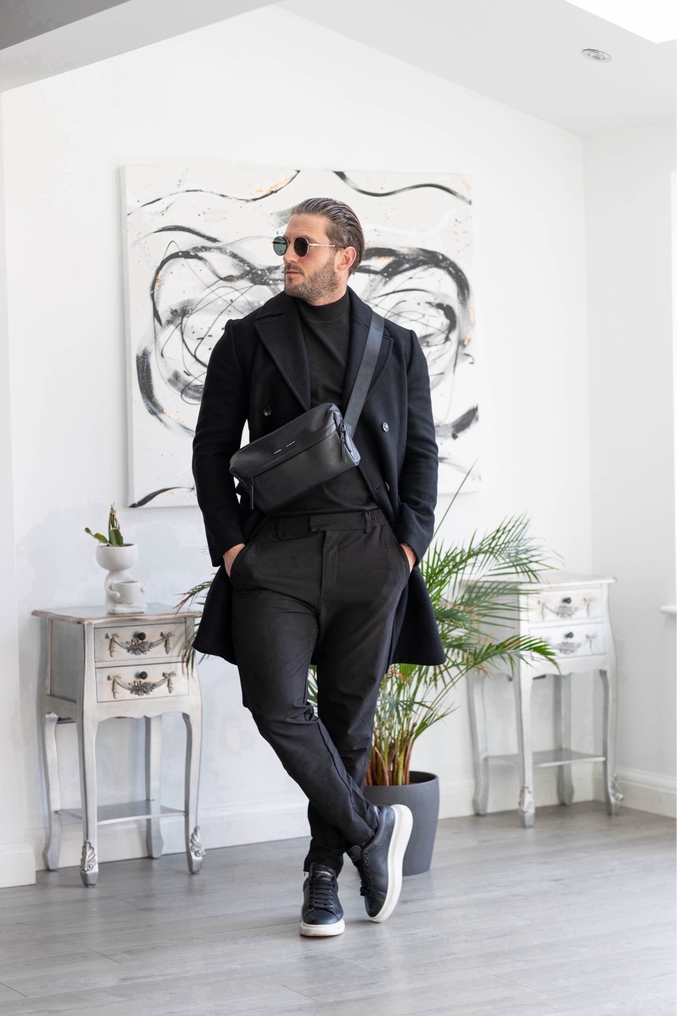 Step into the allure of timeless elegance with my all-black ensemble – Elevate your wardrobe with curated pieces that make a statement.  (Bag - grams28) 

#FashionInspiration #AllBlackStyle #ShopTheLook"

#LTKVideo #LTKmens #LTKitbag