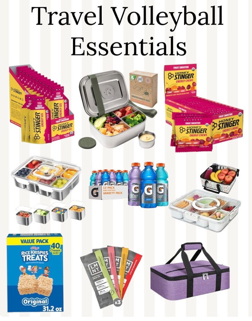 Tournament days are a sport of their own 🏐💪🏼

Everything I pack for long club volleyball weekends… easy meal prep containers, insulated lunch bag, electrolytes, and all the grab-and-go snacks that keep my athlete fueled between games. No sad concession stand lunches over here.

Linked all my travel volleyball essentials 🤍✨

#LTKmomlife #LTKfitnessgoals #LTKHome
