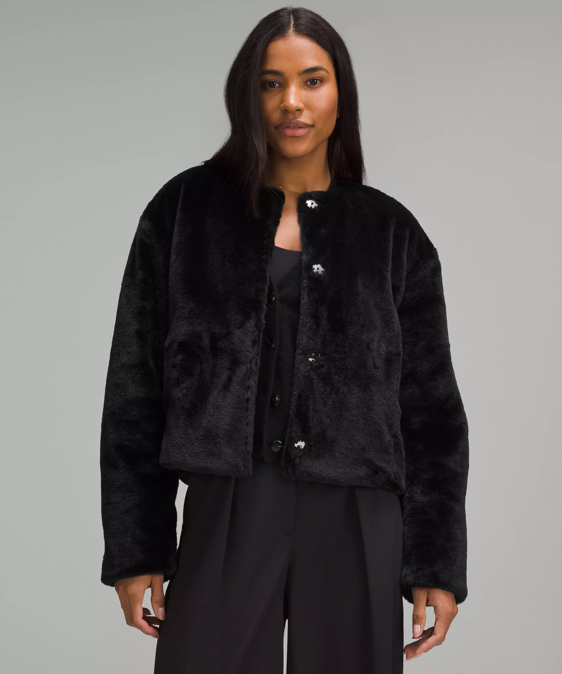 Textured Fleece Reversible Jacket | Lululemon (US)