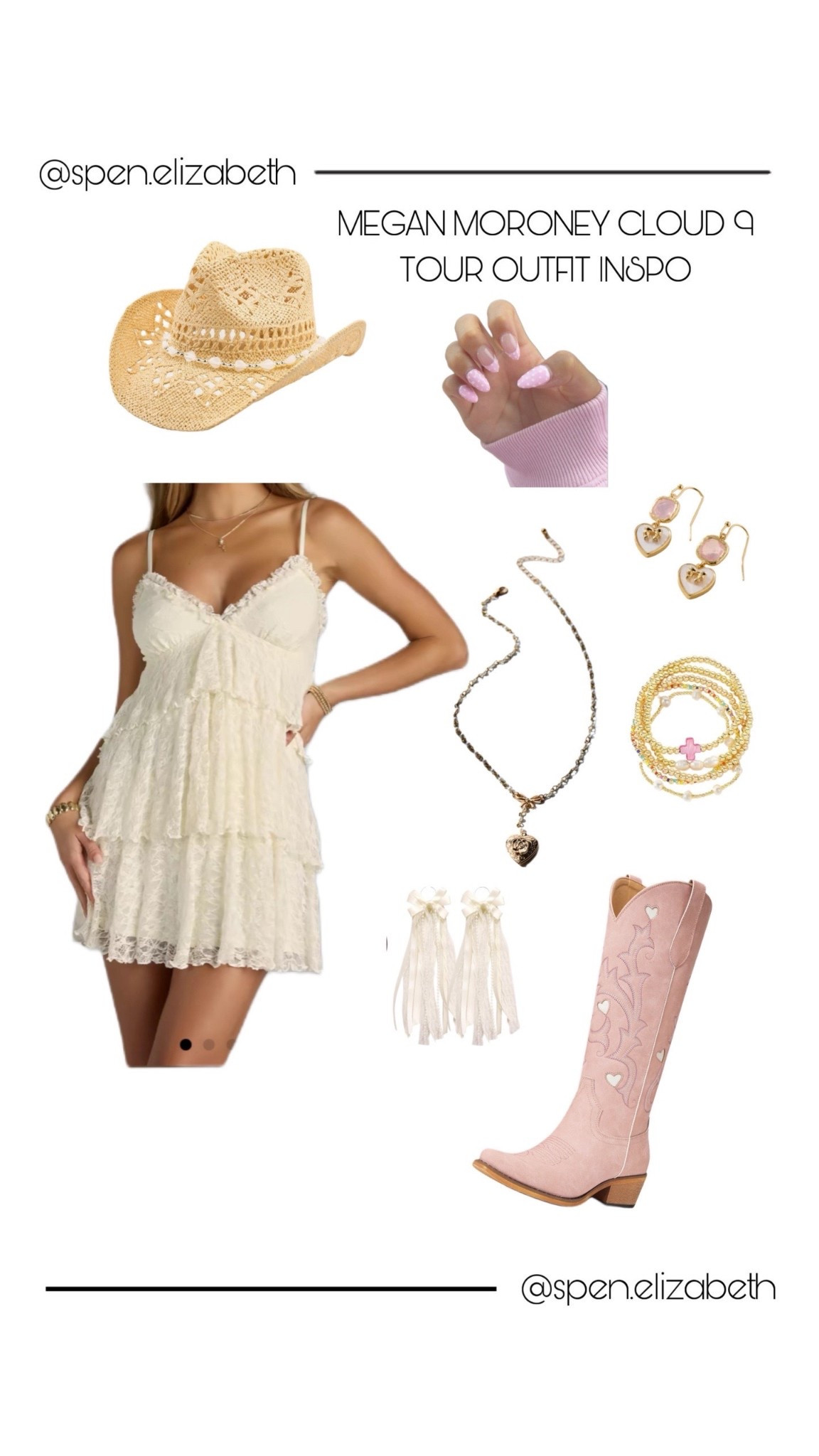 megan moroney cloud 9 tour concert outfit inspo!! 
boots- red top
earrings- francesca’s 