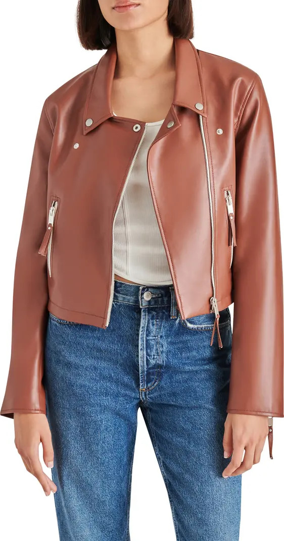Vinka Faux Leather Moto Jacket | Nordstrom
