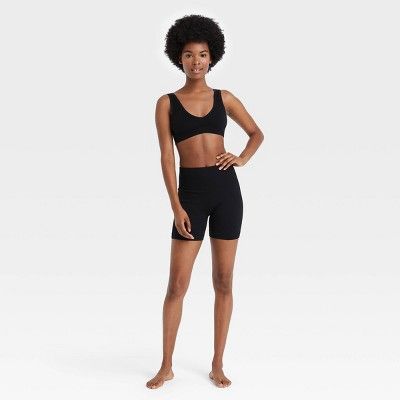 Women's Seamless Ribbed Lounge Bike Shorts - Colsie™ | Target