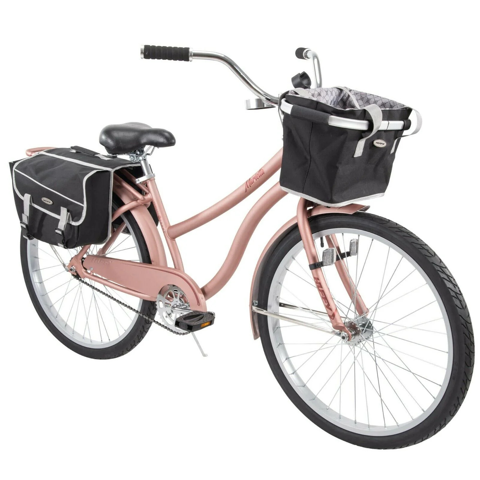 Huffy 26" Marietta Womens Comfort Cruiser Bike, Rose Gold Fast Free Shipping New | Walmart (US)