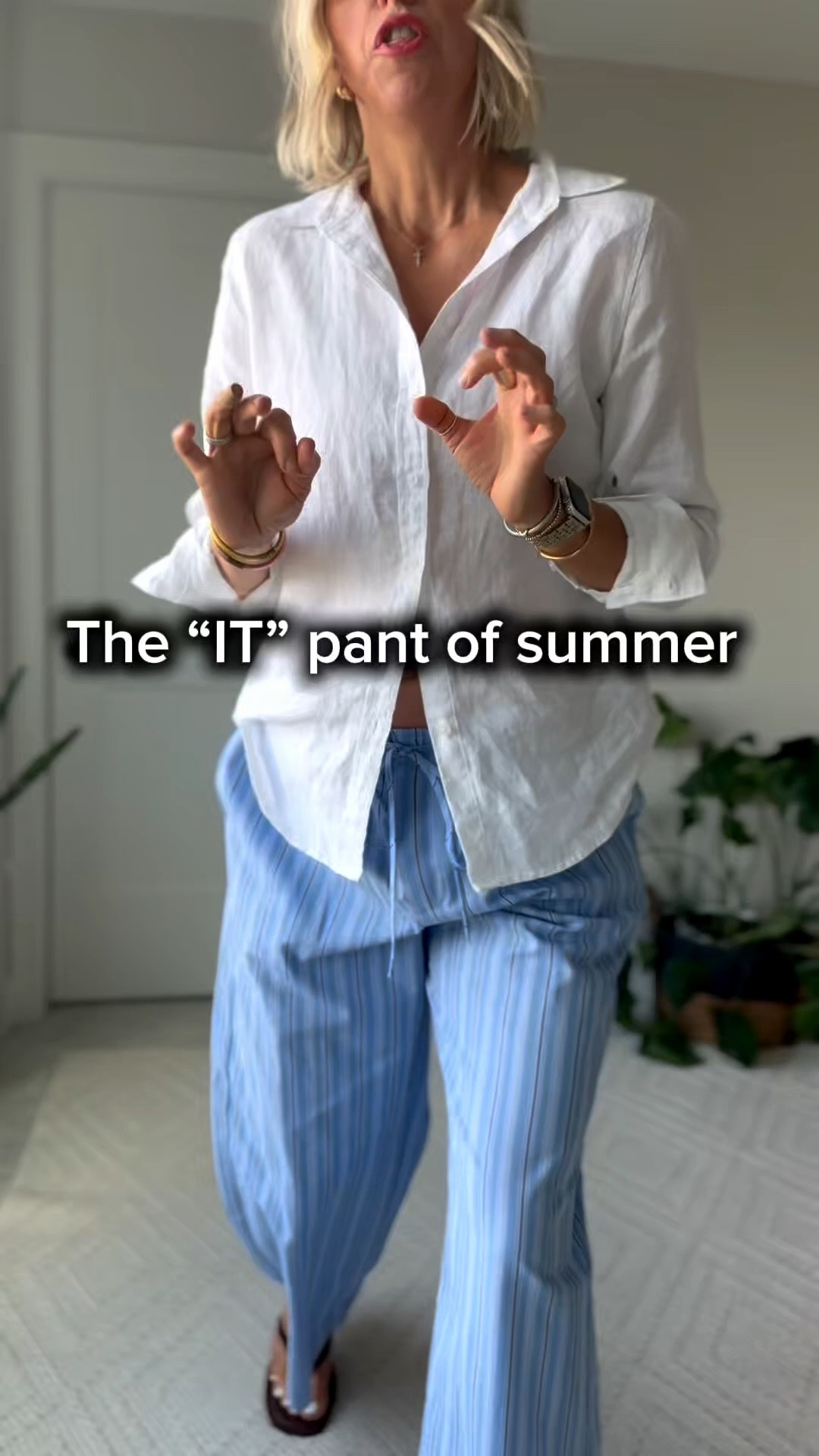 The IT pant of summer! 100% cotton, light weight, breathable & so chic.

#LTKOver40 #LTKootd #LTKmomlife