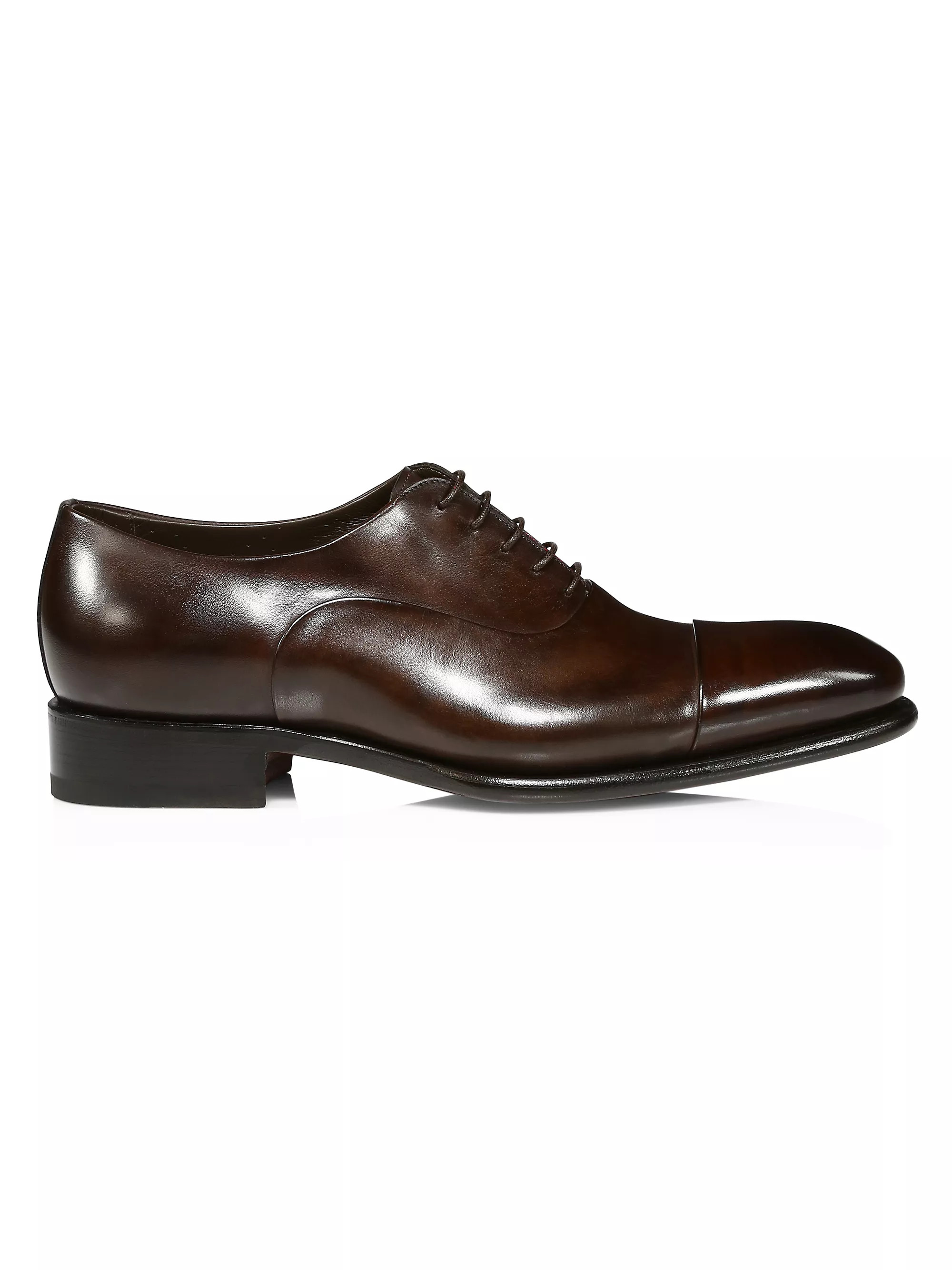 Isaac-VI-50 Cap-Toe Leather Oxfords | Saks Fifth Avenue