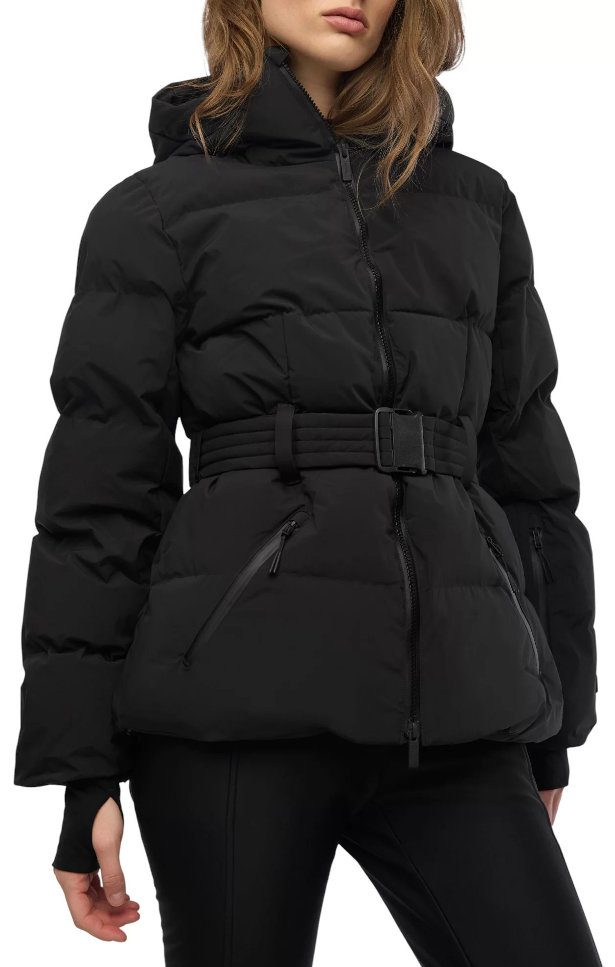 Halfdays Women's Hedy Belted Puffer, Small, Black | DICK'S Sporting Goods