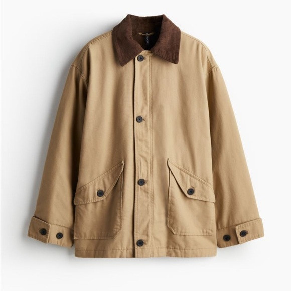 H&M Barn Canvas Jacket oversized | Poshmark