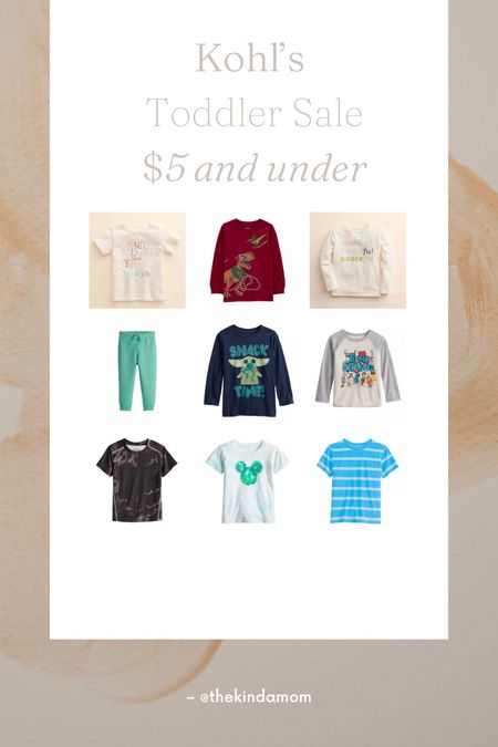 Kohls $5 and under finds for toddler boys and girls 

#LTKkids #LTKsalealert #LTKbaby