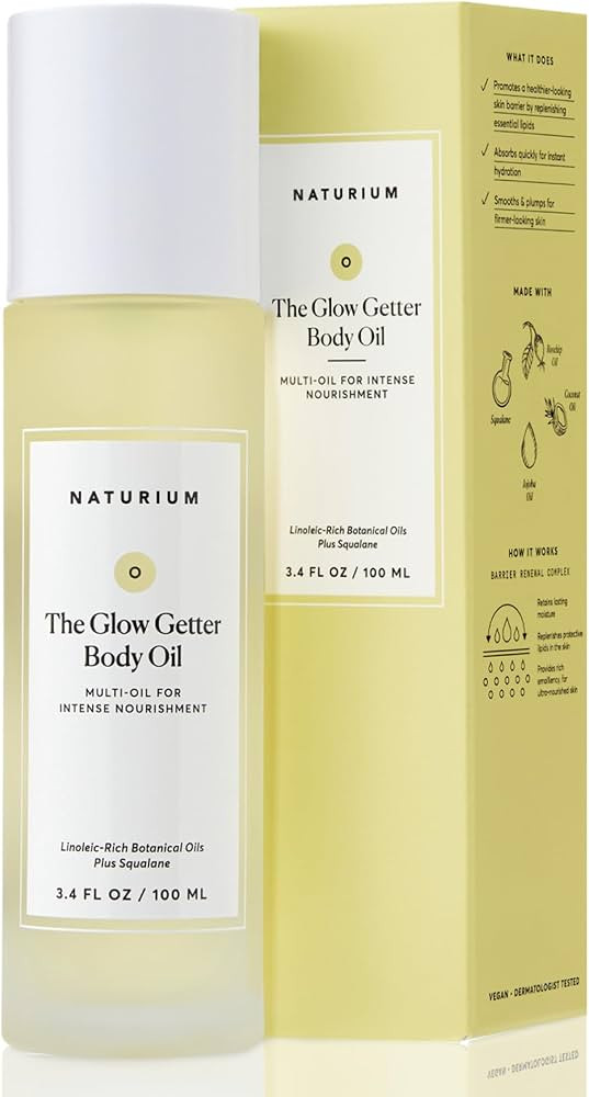 Naturium The Glow Getter Body Oil, Multi-Oil for Intense Nourishment, Hydrating & Moisturizing Fo... | Amazon (US)