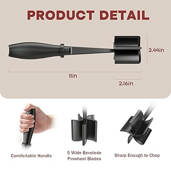 Meat Chopper, Hamburger Grinder, Premium Heat Resistant Smasher for Ground Beef, Burger Grinder N... | Amazon (US)