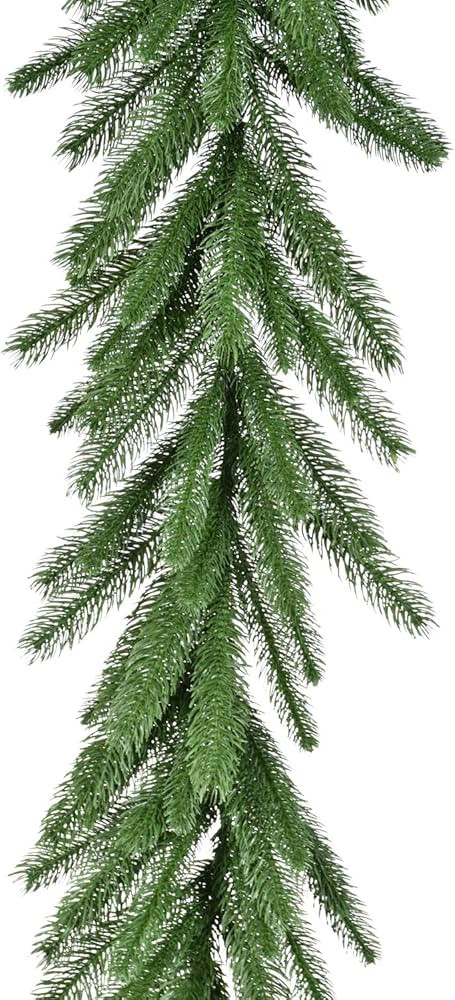 Fraser Hill Farm 9-Ft. Green Fir Garland, No Lights | Festive Christmas Holiday Decor for Firepla... | Amazon (US)